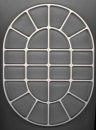Farbmisch-Palette oval